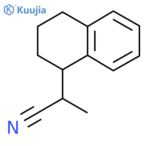 1,2,3,4-Tetrahydro-α-methyl-1-naphthaleneacetonitrile structure