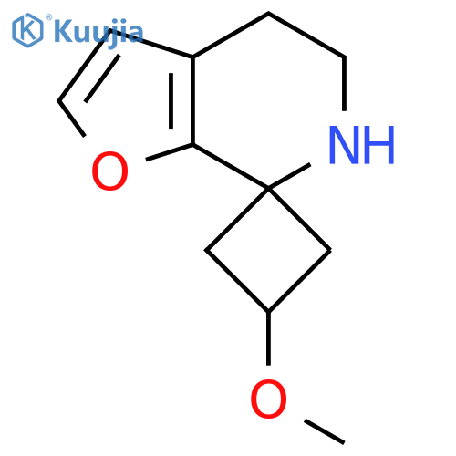 3-methoxy-5',6'-dihydro-4'H-spirocyclobutane-1,7'-furo2,3-cpyridine structure