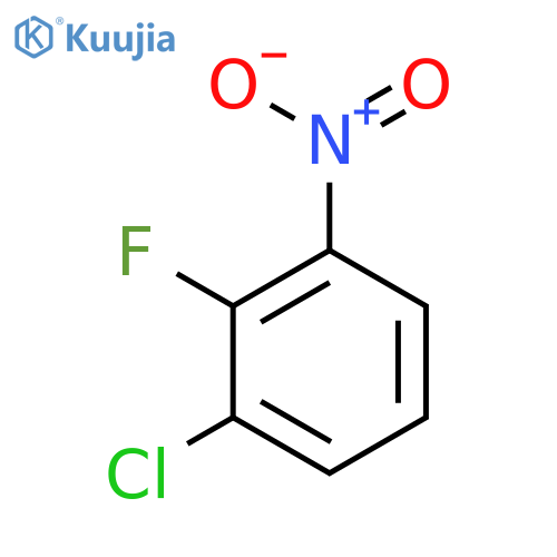 1-chloro-2-fluoro-3-nitro-benzene structure