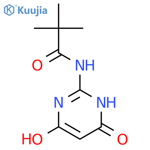 Propanamide,N-(1,6-dihydro-4-hydroxy-6-oxo-2-pyrimidinyl)-2,2-dimethyl- structure