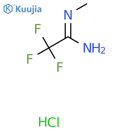 2,2,2-Trifluoro-N-methylacetimidamide hydrochloride structure