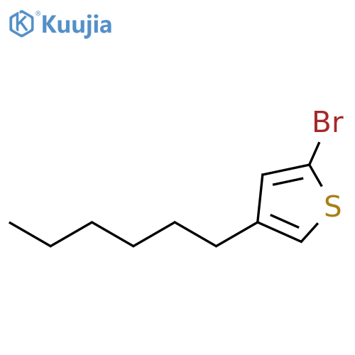 2-Bromo-4-hexylthiophene structure