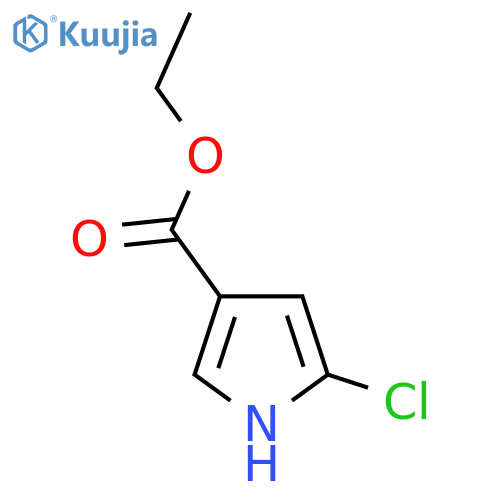 Ethyl 5-chloro-1H-pyrrole-3-carboxylate structure
