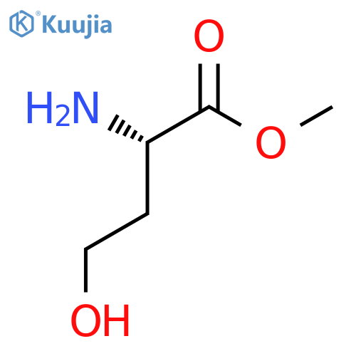 methyl (2S)-2-amino-4-hydroxybutanoate structure