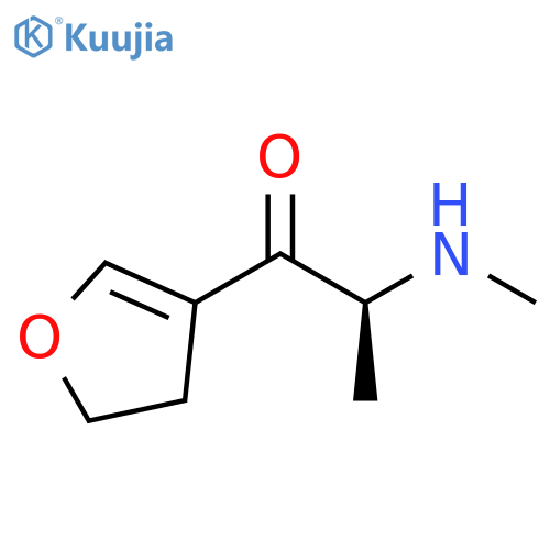 1-Propanone, 1-(4,5-dihydro-3-furanyl)-2-(methylamino)-, (2S)- structure