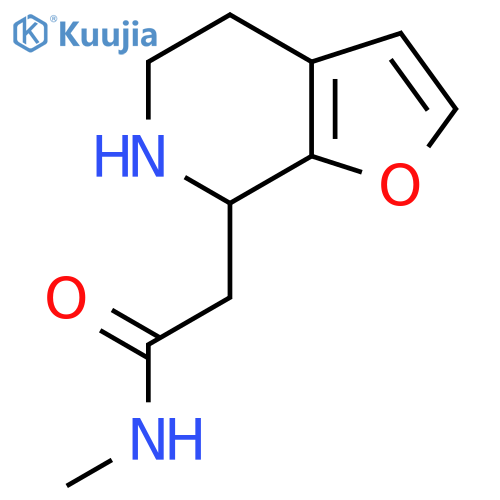 2-{4H,5H,6H,7H-furo2,3-cpyridin-7-yl}-N-methylacetamide structure