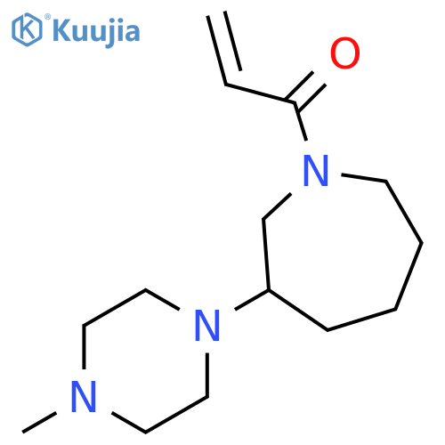1-[Hexahydro-3-(4-methyl-1-piperazinyl)-1H-azepin-1-yl]-2-propen-1-one structure