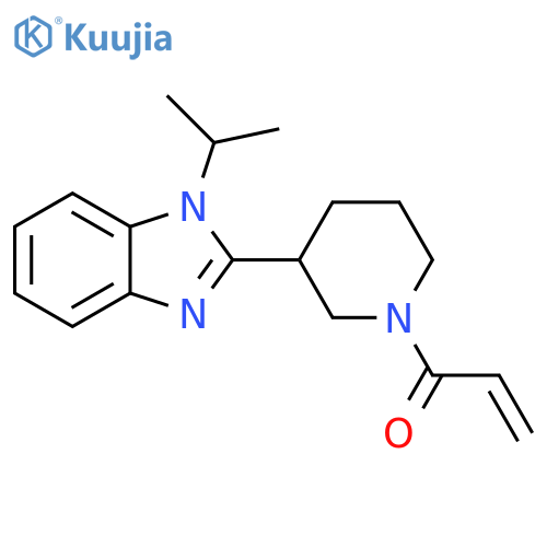 1-[3-[1-(1-Methylethyl)-1H-benzimidazol-2-yl]-1-piperidinyl]-2-propen-1-one structure