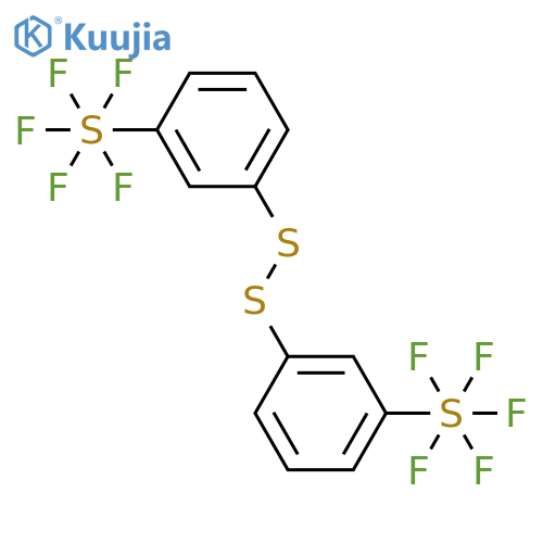 Sulfur, [μ-(dithiodi-3,1-phenylene)]decafluorodi- structure