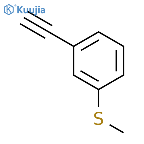 1-ethynyl-3-(methylsulfanyl)benzene structure