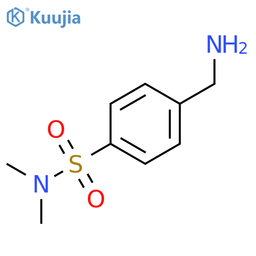 4-(Aminomethyl)-N,N-dimethylbenzenesulfonamide structure