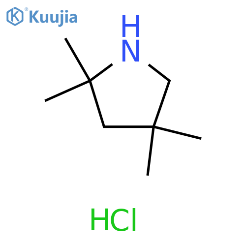 2,2,4,4-tetramethylpyrrolidine hydrochloride structure