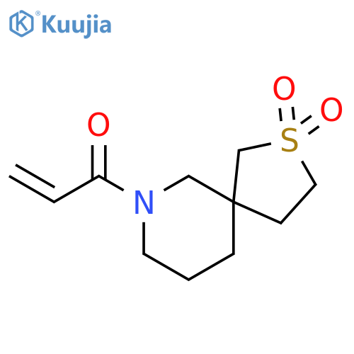 7-(prop-2-enoyl)-2lambda6-thia-7-azaspiro4.5decane-2,2-dione structure