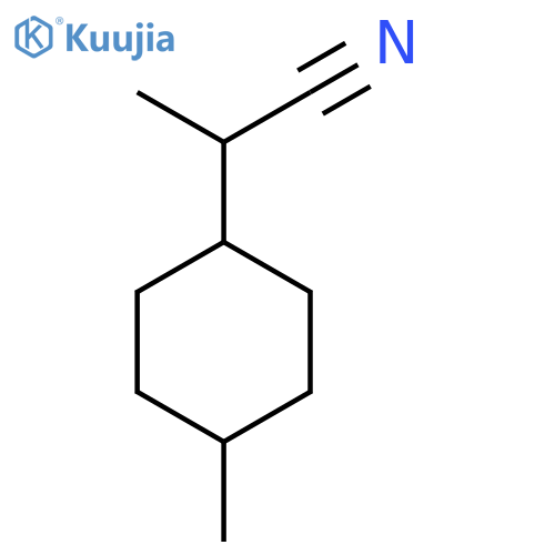 2-(4-methylcyclohexyl)propanenitrile structure