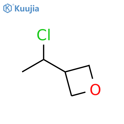3-(1-chloroethyl)oxetane structure