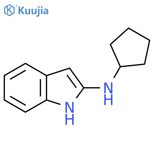 N-cyclopentyl-1H-indol-2-amine structure