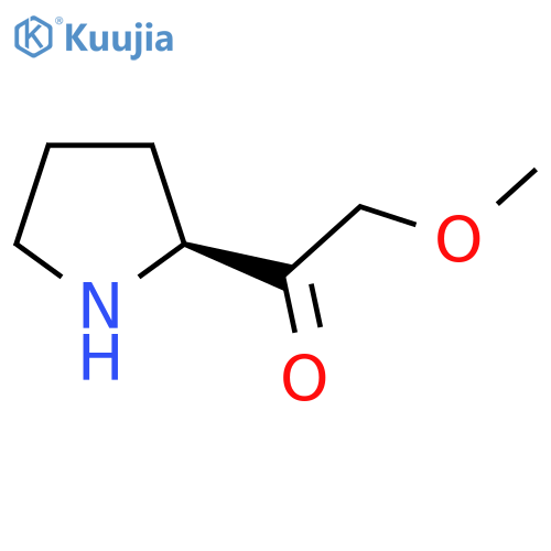 2-methoxy-1-[(2S)-pyrrolidin-2-yl]ethan-1-one structure