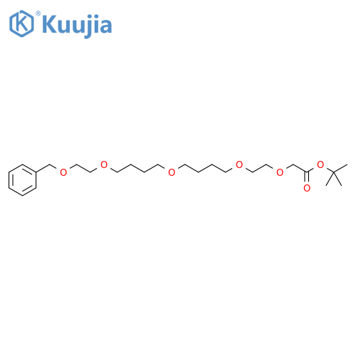 Boc-PEG2-ethoxyethane-PEG2-benzyl structure