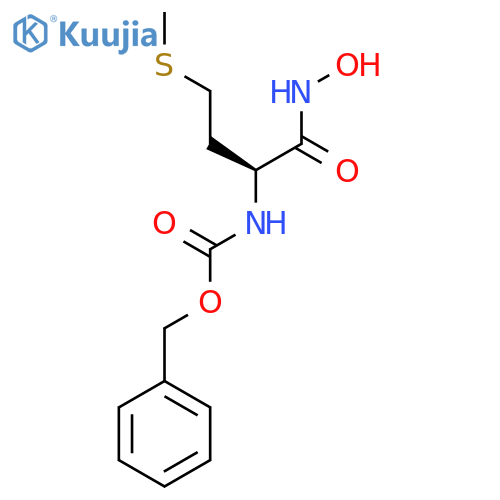 benzyl N-(1S)-1-(hydroxycarbamoyl)-3-(methylsulfanyl)propylcarbamate structure