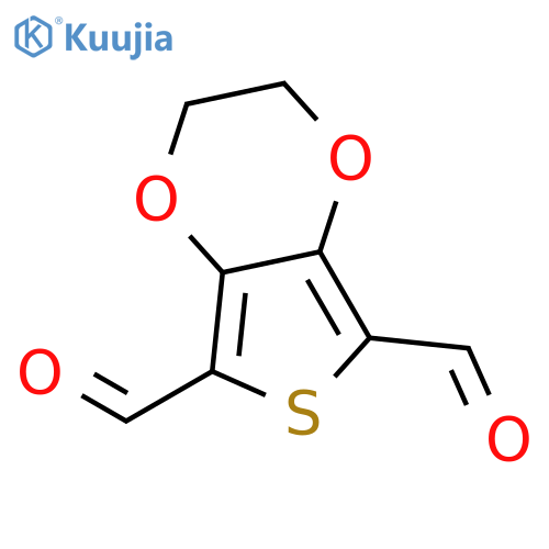 2,3-Dihydrothieno3,4-b1,4dioxine-5,7-dicarbaldehyde structure