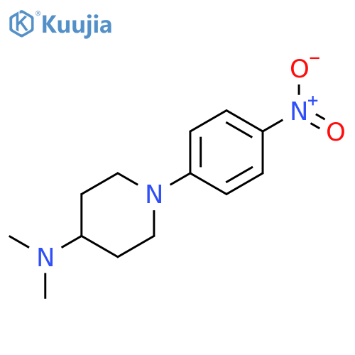N,N-Dimethyl-1-(4-nitrophenyl)piperidin-4-amine structure