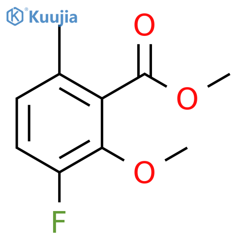 Methyl 3-fluoro-2-methoxy-6-methylbenzoate structure