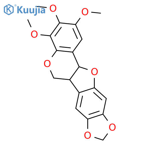 2,3,4,8,9-Pentahydroxypterocarpan; (6aR,11aR)-form, 2,3,4-Tri-Me, 8,9-methylene ether structure