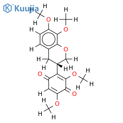 (3S)-7,8,4??6?-tetramethoxyisoflavan-2?,5?-quinone structure