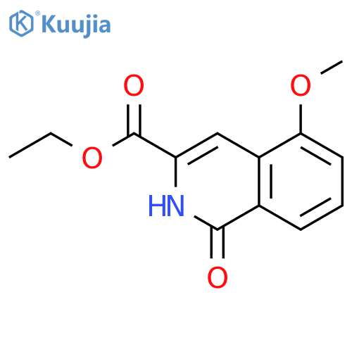 ethyl 5-methoxy-1-oxo-2H-isoquinoline-3-carboxylate structure