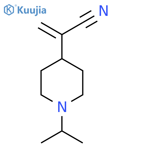 2-1-(propan-2-yl)piperidin-4-ylprop-2-enenitrile structure