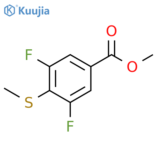 Methyl 3,5-difluoro-4-(methylthio)benzoate structure