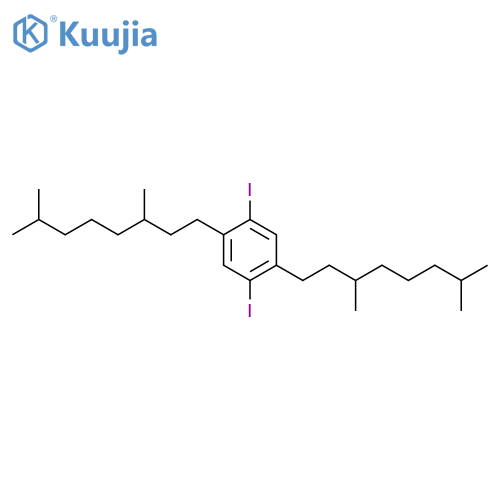 1 4-BIS-(3 7-DIMETHYLOCTYL)-2 5-DIIODOB& structure