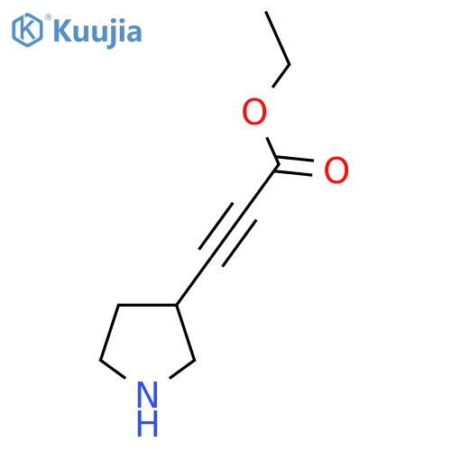 Ethyl 3-(pyrrolidin-3-yl)prop-2-ynoate structure