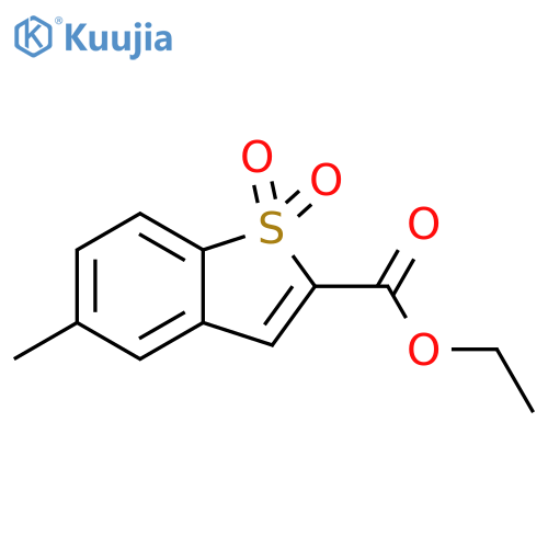 ethyl 5-methylbenzo[b]thiophene-2-carboxylate 1,1-dioxide structure