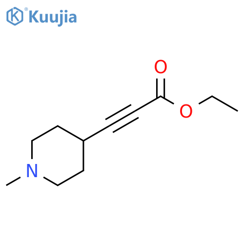 2-Propynoic acid, 3-(1-methyl-4-piperidinyl)-, ethyl ester structure