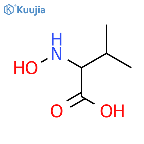 2-(Hydroxyamino)-3-methylbutanoic acid structure