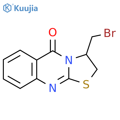 3-(Bromomethyl)-2,3-dihydro-5H-[1,3]thiazolo[2,3-b]quinazolin-5-one structure
