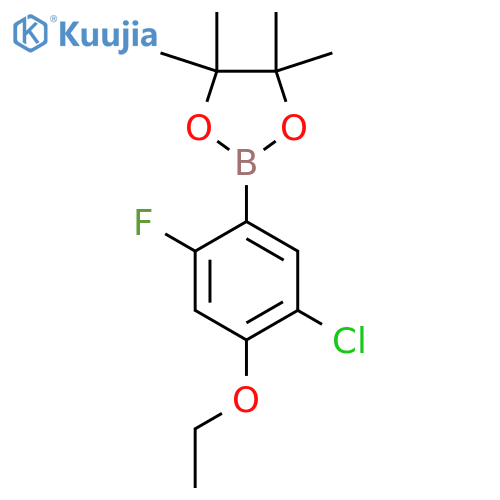5-Chloro-4-ethoxy-2-fluorophenylboronic acid pinacol ester structure