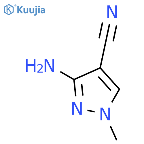 1-Methyl-3-amino-4-cyanopyrazole structure