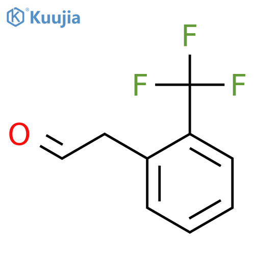 2-[2-(trifluoromethyl)phenyl]acetaldehyde structure