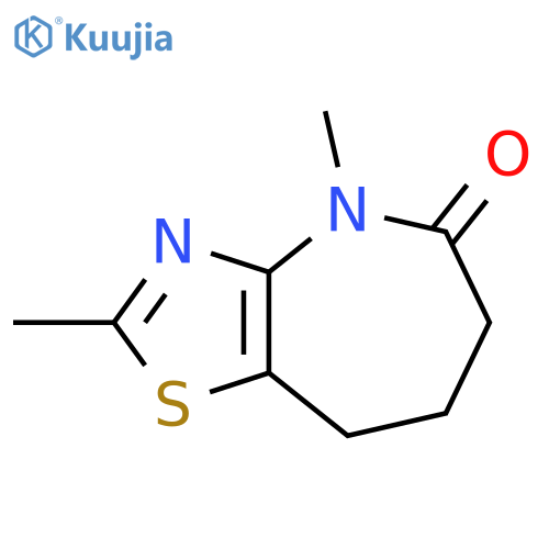 2,4-Dimethyl-4,6,7,8-tetrahydro-5H-thiazolo[4,5-b]azepin-5-one structure