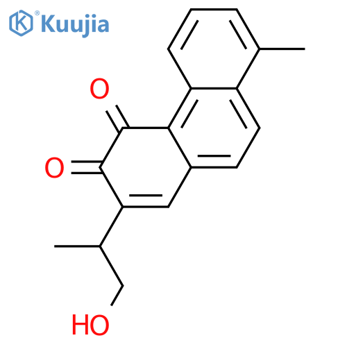 16-Hydroxy-19,20-dinor-1,3,5,7,9,13-abietahexaene-11,12-dione; (15S)-form structure