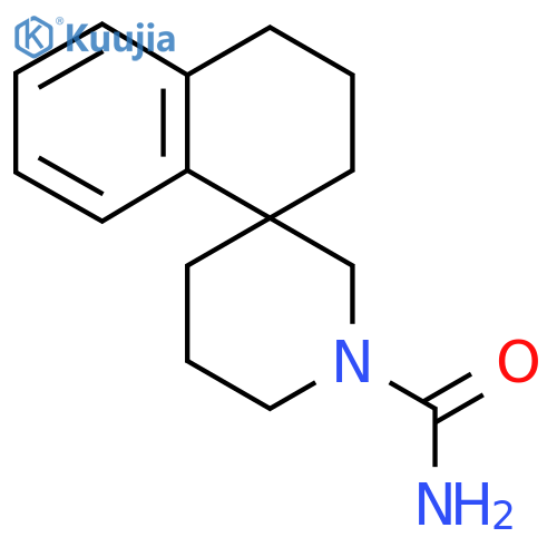 Spiro[2,3-dihydro-1H-naphthalene-4,3'-piperidine]-1'-carboxamide structure