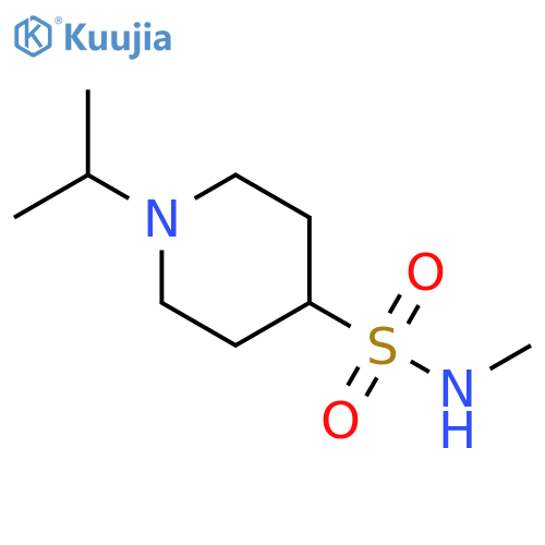 4-Piperidinesulfonamide, N-methyl-1-(1-methylethyl)- structure