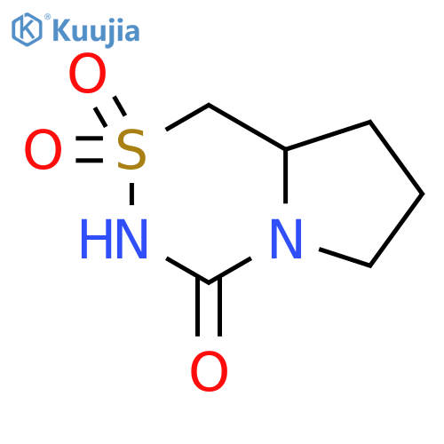 hexahydro-1H-2lambda6-pyrrolo[1,2-d][1,2,4]thiadiazine-2,2,4-trione structure