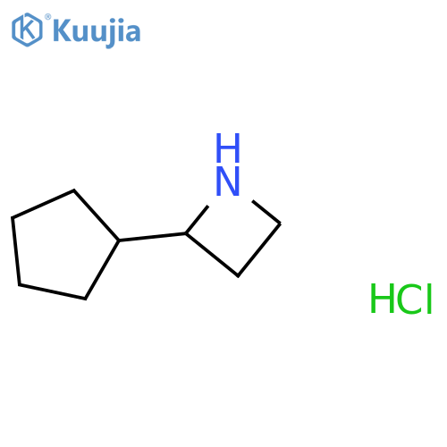 2-cyclopentylazetidine hydrochloride structure