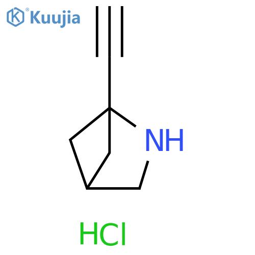 1-ethynyl-2-azabicyclo[2.1.1]hexane;hydrochloride structure