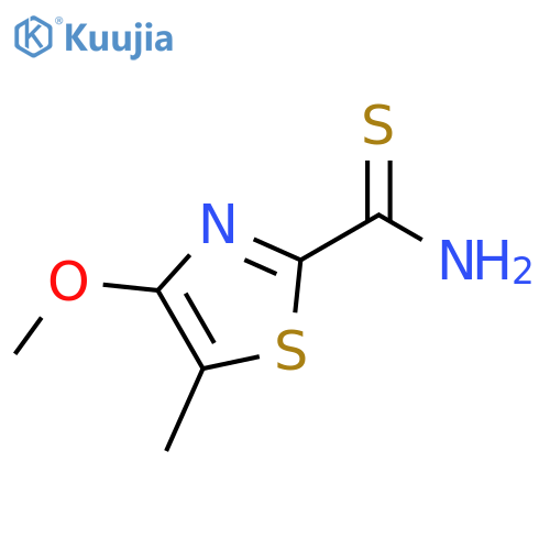 4-methoxy-5-methyl-1,3-thiazole-2-carbothioamide structure