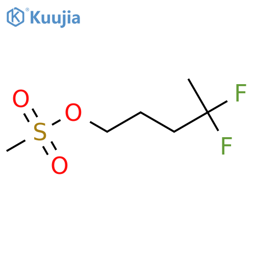 4,4-Difluoropentyl methanesulfonate structure