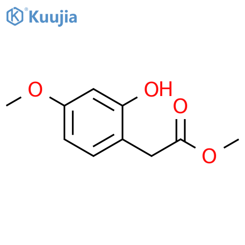 methyl 2-(2-hydroxy-4-methoxyphenyl)acetate structure